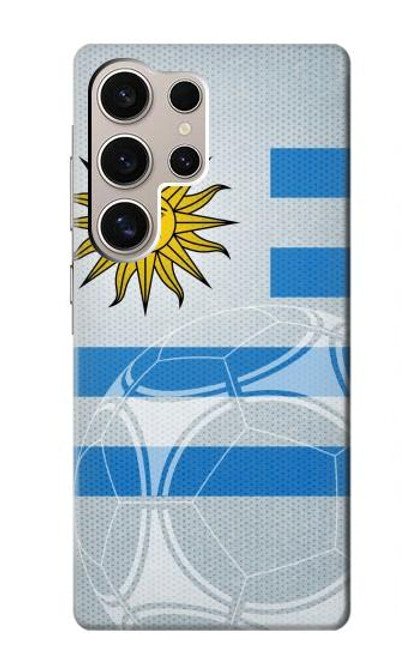 W2995 Uruguay Football Soccer Hard Case and Leather Flip Case For Samsung Galaxy S24 Ultra