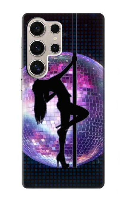 W3284 Sexy Girl Disco Pole Dance Hard Case and Leather Flip Case For Samsung Galaxy S24 Ultra