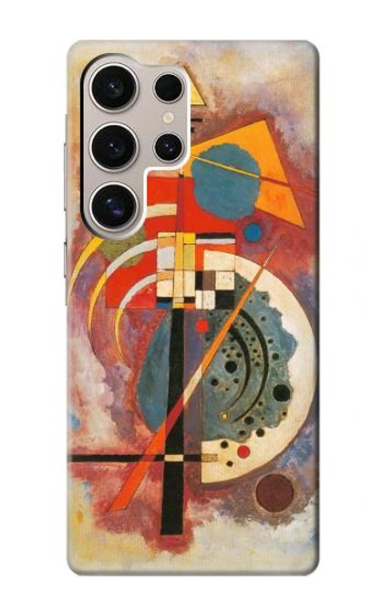 W3337 Wassily Kandinsky Hommage a Grohmann Hard Case and Leather Flip Case For Samsung Galaxy S24 Ultra