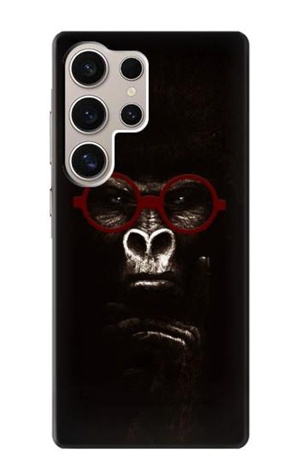 W3529 Thinking Gorilla Hard Case and Leather Flip Case For Samsung Galaxy S24 Ultra