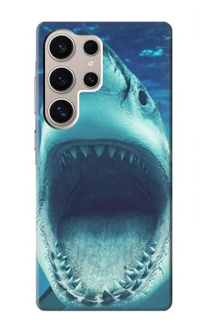 W3548 Tiger Shark Hard Case and Leather Flip Case For Samsung Galaxy S24 Ultra