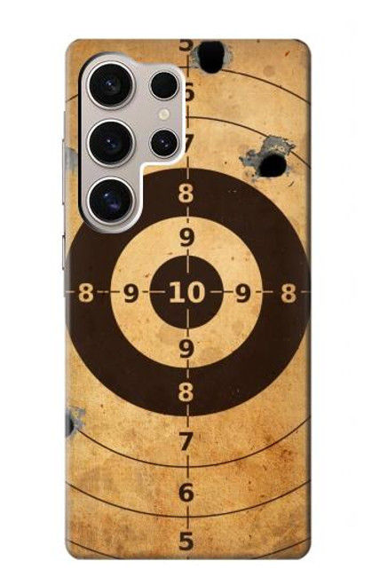 W3894 Paper Gun Shooting Target Hard Case and Leather Flip Case For Samsung Galaxy S24 Ultra