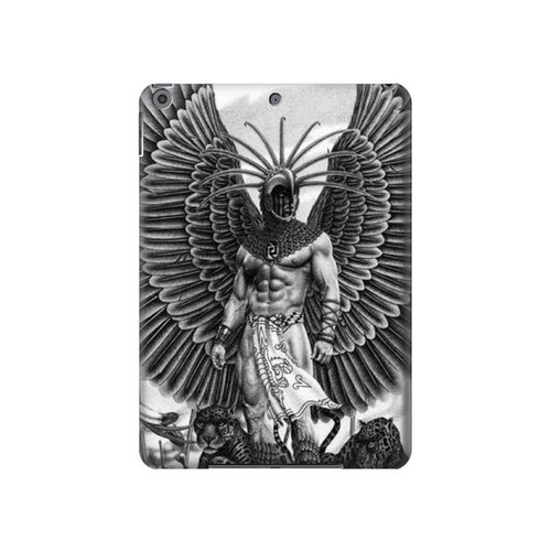 W1235 Aztec Warrior Tablet Hard Case For iPad 10.2 (2021,2020,2019), iPad 9 8 7