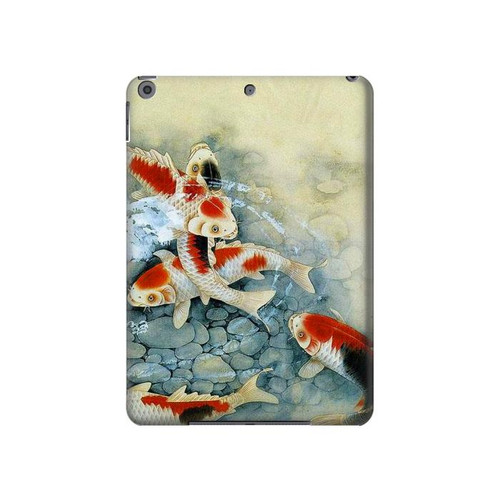 W1654 Koi Carp Fish Art Painting Tablet Hard Case For iPad 10.2 (2021,2020,2019), iPad 9 8 7