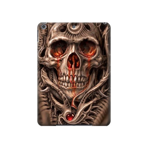 W1675 Skull Blood Tattoo Tablet Hard Case For iPad 10.2 (2021,2020,2019), iPad 9 8 7