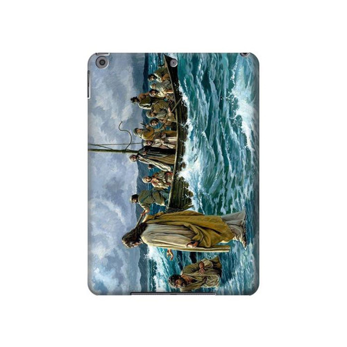 W1722 Jesus Walk on The Sea Tablet Hard Case For iPad 10.2 (2021,2020,2019), iPad 9 8 7