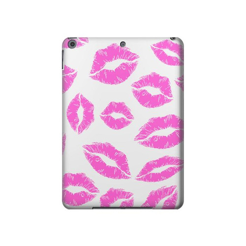 W2214 Pink Lips Kisses Tablet Hard Case For iPad 10.2 (2021,2020,2019), iPad 9 8 7