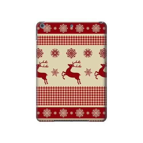 W2310 Christmas Snow Reindeers Tablet Hard Case For iPad 10.2 (2021,2020,2019), iPad 9 8 7