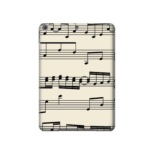 W3082 Music Sheet Tablet Hard Case For iPad 10.2 (2021,2020,2019), iPad 9 8 7