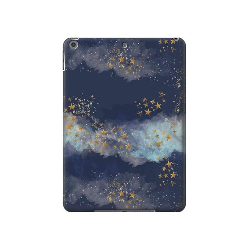 W3364 Gold Star Sky Tablet Hard Case For iPad 10.2 (2021,2020,2019), iPad 9 8 7