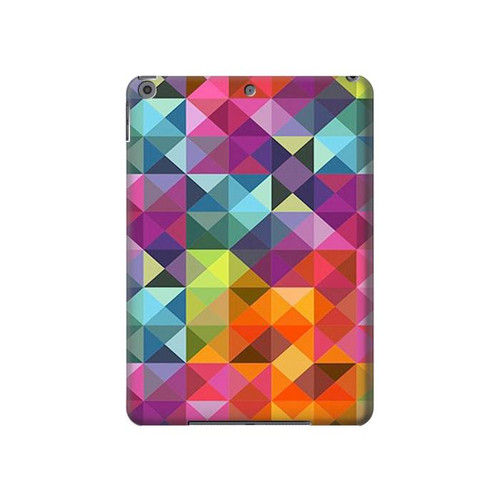W3477 Abstract Diamond Pattern Tablet Hard Case For iPad 10.2 (2021,2020,2019), iPad 9 8 7