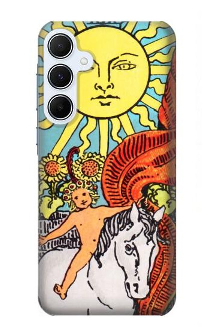 W0565 Tarot Sun Hard Case and Leather Flip Case For Samsung Galaxy A55 5G