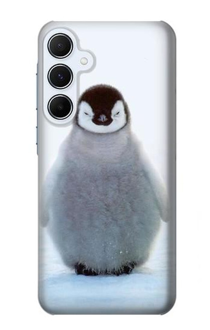 W1075 Penguin Ice Hard Case and Leather Flip Case For Samsung Galaxy A55 5G