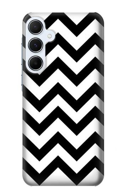 W1613 Chevron Zigzag Hard Case and Leather Flip Case For Samsung Galaxy A55 5G