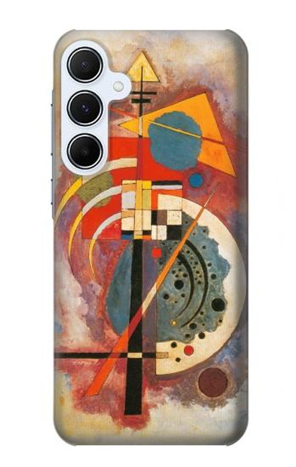 W3337 Wassily Kandinsky Hommage a Grohmann Hard Case and Leather Flip Case For Samsung Galaxy A55 5G