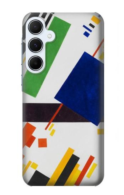 W3343 Kazimir Malevich Suprematist Composition Hard Case and Leather Flip Case For Samsung Galaxy A55 5G