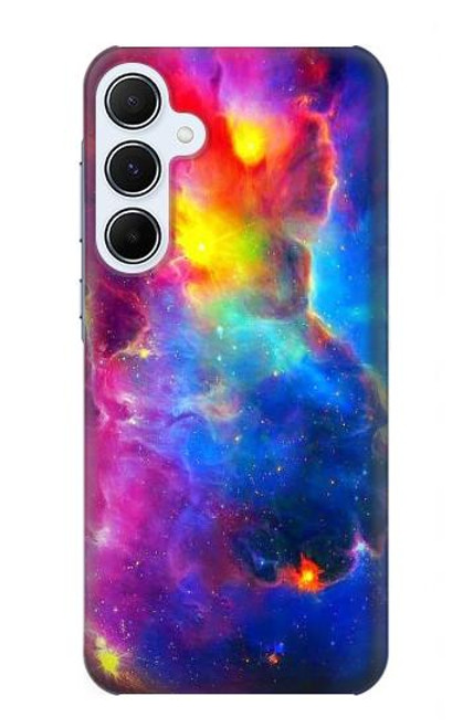 W3371 Nebula Sky Hard Case and Leather Flip Case For Samsung Galaxy A55 5G