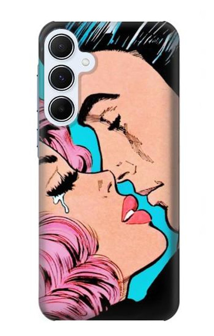 W3469 Pop Art Hard Case and Leather Flip Case For Samsung Galaxy A55 5G