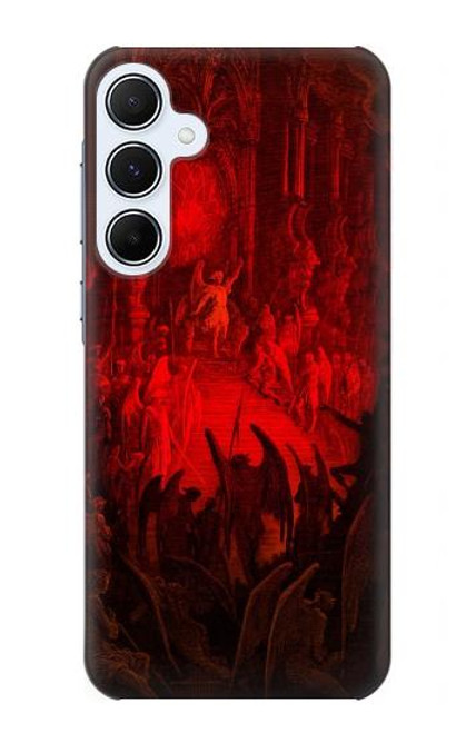 W3583 Paradise Lost Satan Hard Case and Leather Flip Case For Samsung Galaxy A55 5G