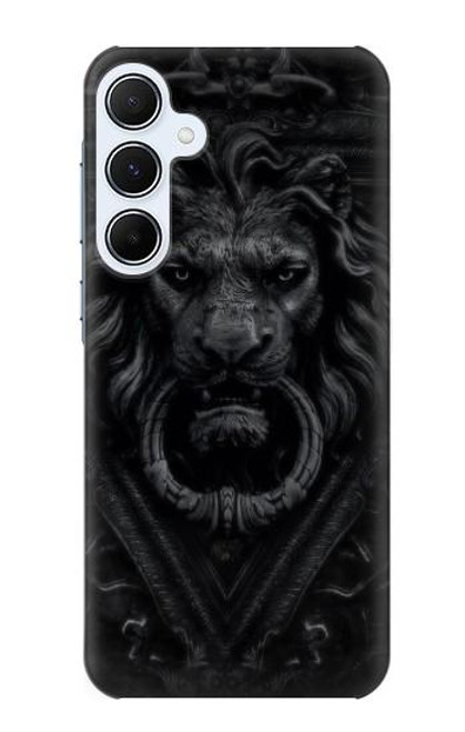 W3619 Dark Gothic Lion Hard Case and Leather Flip Case For Samsung Galaxy A55 5G