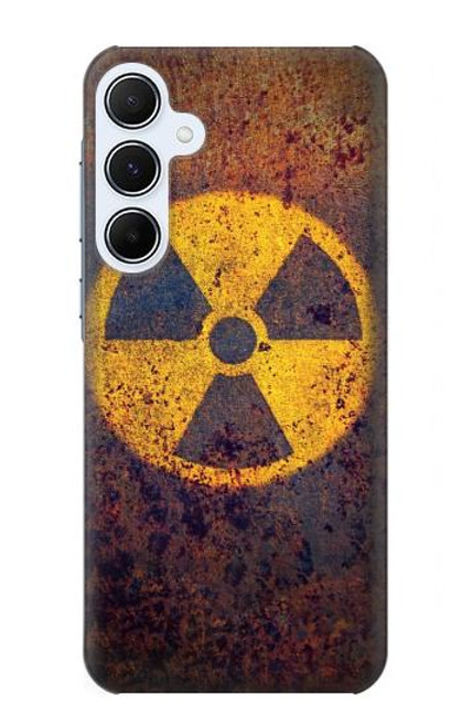 W3892 Nuclear Hazard Hard Case and Leather Flip Case For Samsung Galaxy A55 5G
