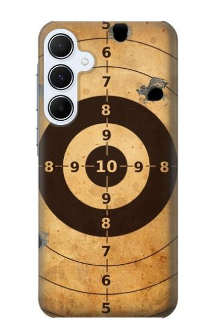 W3894 Paper Gun Shooting Target Hard Case and Leather Flip Case For Samsung Galaxy A55 5G