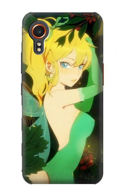 W0095 Peter Pan's Tinker Bell Hard Case and Leather Flip Case For Samsung Galaxy Xcover7