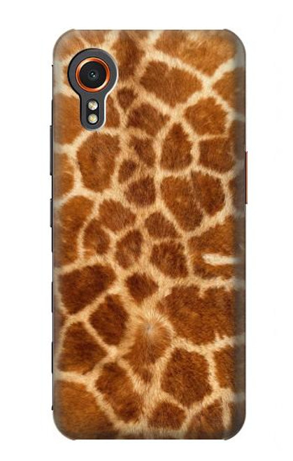 W0422 Giraffe Skin Hard Case and Leather Flip Case For Samsung Galaxy Xcover7