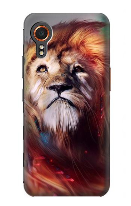 W0691 Leo Paint Hard Case and Leather Flip Case For Samsung Galaxy Xcover7