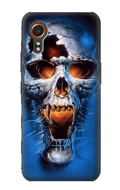 W1462 Vampire Skull Hard Case and Leather Flip Case For Samsung Galaxy Xcover7