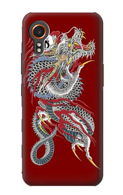 W2104 Yakuza Dragon Tattoo Hard Case and Leather Flip Case For Samsung Galaxy Xcover7