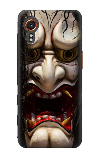 W2112 Hannya Demon Mask Hard Case and Leather Flip Case For Samsung Galaxy Xcover7