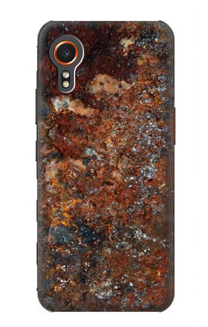 W2714 Rust Steel Texture Graphic Printed Hard Case and Leather Flip Case For Samsung Galaxy Xcover7