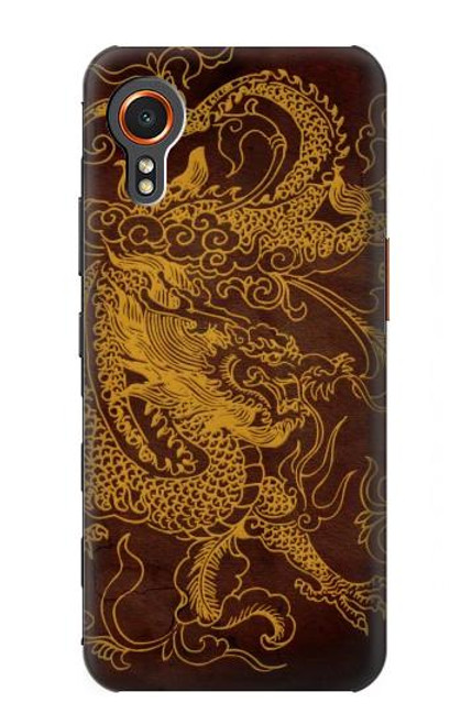 W2911 Chinese Dragon Hard Case and Leather Flip Case For Samsung Galaxy Xcover7