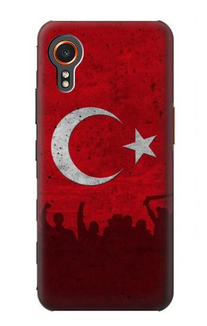 W2991 Turkey Football Soccer Hard Case and Leather Flip Case For Samsung Galaxy Xcover7