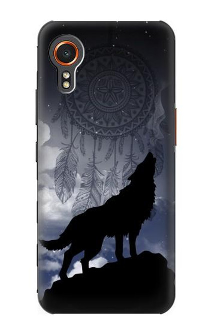 W3011 Dream Catcher Wolf Howling Hard Case and Leather Flip Case For Samsung Galaxy Xcover7