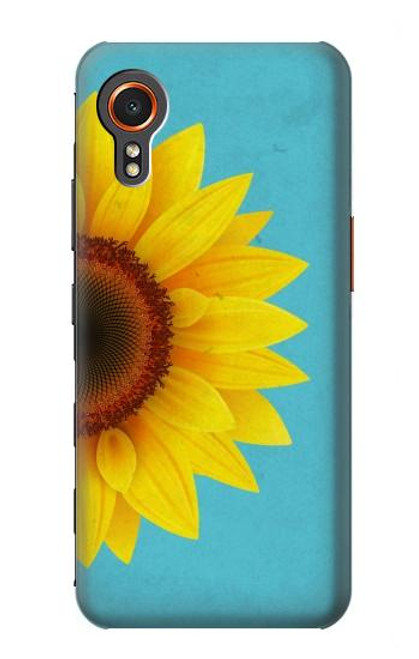 W3039 Vintage Sunflower Blue Hard Case and Leather Flip Case For Samsung Galaxy Xcover7