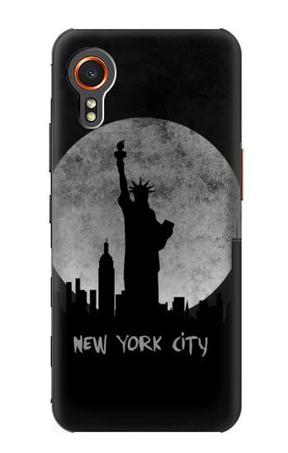 W3097 New York City Hard Case and Leather Flip Case For Samsung Galaxy Xcover7