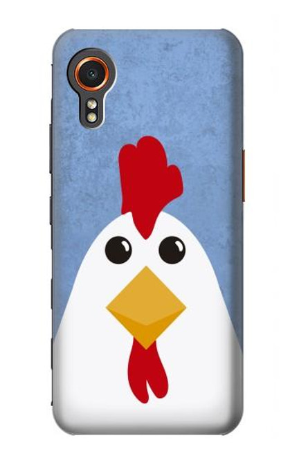 W3254 Chicken Cartoon Hard Case and Leather Flip Case For Samsung Galaxy Xcover7