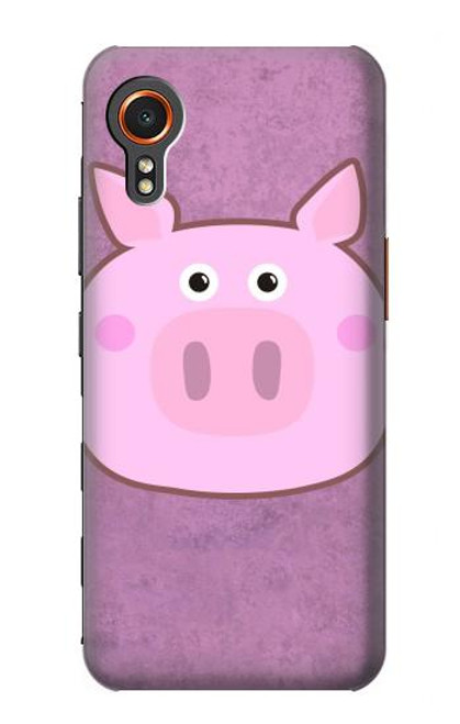 W3269 Pig Cartoon Hard Case and Leather Flip Case For Samsung Galaxy Xcover7