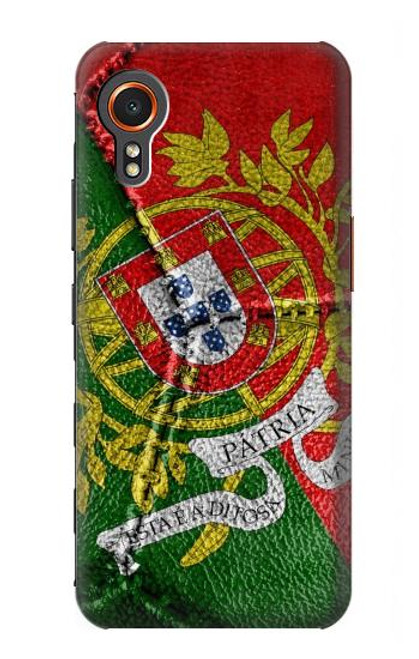 W3300 Portugal Flag Vintage Football Graphic Hard Case and Leather Flip Case For Samsung Galaxy Xcover7