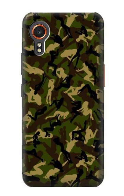 W3356 Sexy Girls Camo Camouflage Hard Case and Leather Flip Case For Samsung Galaxy Xcover7