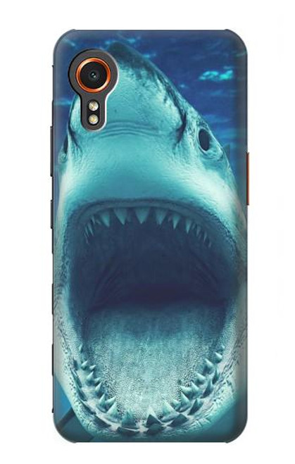 W3548 Tiger Shark Hard Case and Leather Flip Case For Samsung Galaxy Xcover7