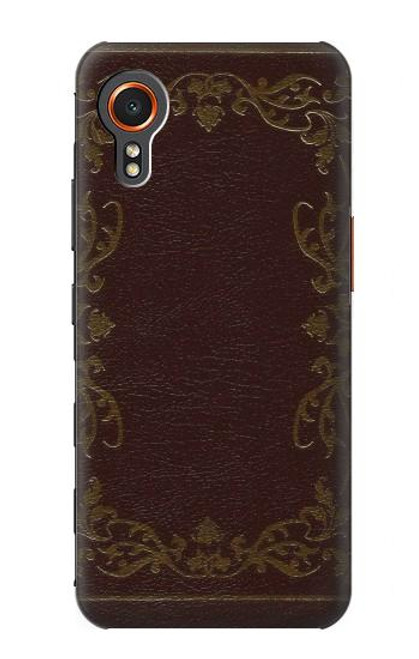 W3553 Vintage Book Cover Hard Case and Leather Flip Case For Samsung Galaxy Xcover7