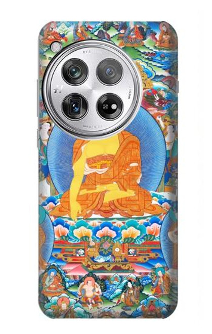 W1256 Buddha Paint Hard Case and Leather Flip Case For OnePlus 12