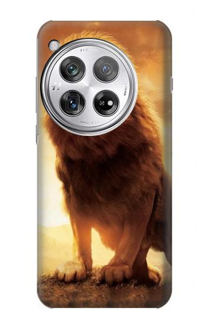 W1957 Lion Aslan Hard Case and Leather Flip Case For OnePlus 12