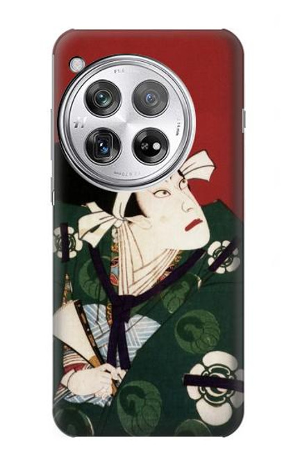 W2498 Japan Art Toyohara Kunichika Hard Case and Leather Flip Case For OnePlus 12