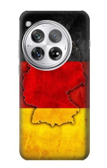 W2935 Germany Flag Map Hard Case and Leather Flip Case For OnePlus 12