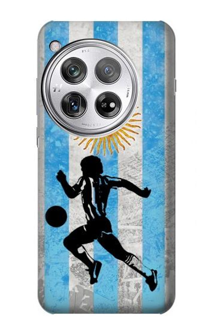 W2977 Argentina Football Soccer Hard Case and Leather Flip Case For OnePlus 12