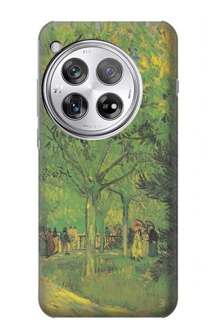 W3748 Van Gogh A Lane in a Public Garden Hard Case and Leather Flip Case For OnePlus 12